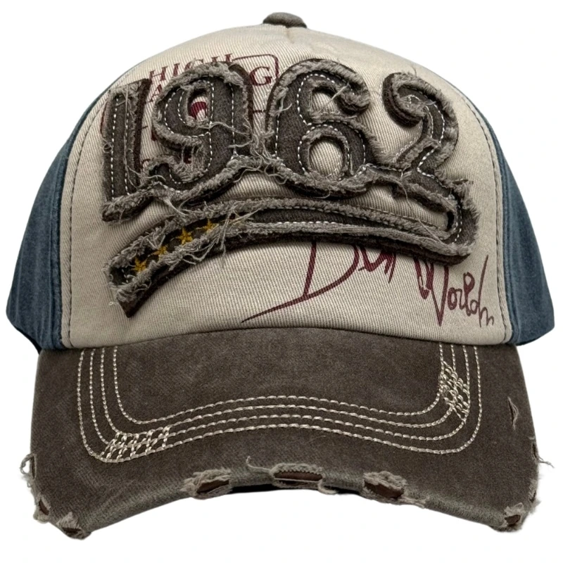 Grey Baseball Cap for Men