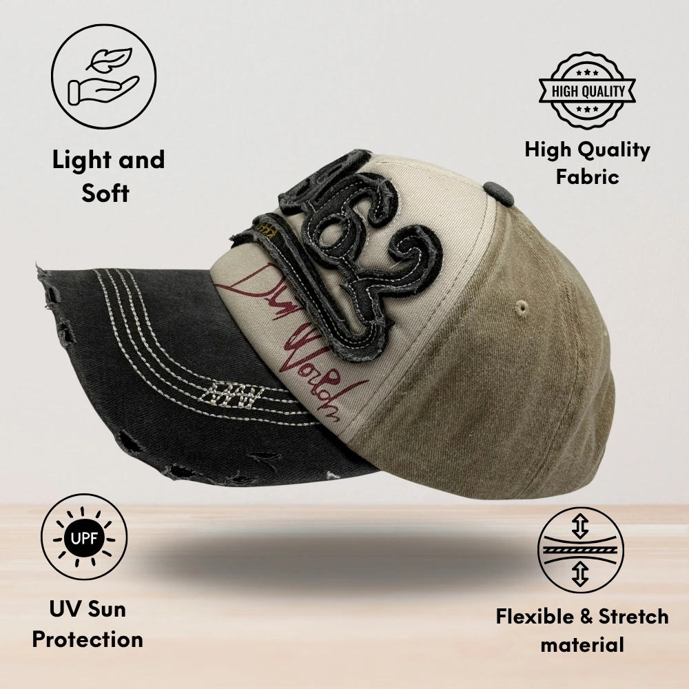 Black Baseball Cap for Men