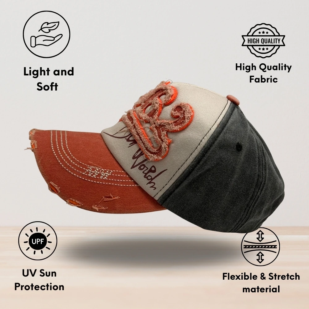 Multicolor Baseball Cap for Men