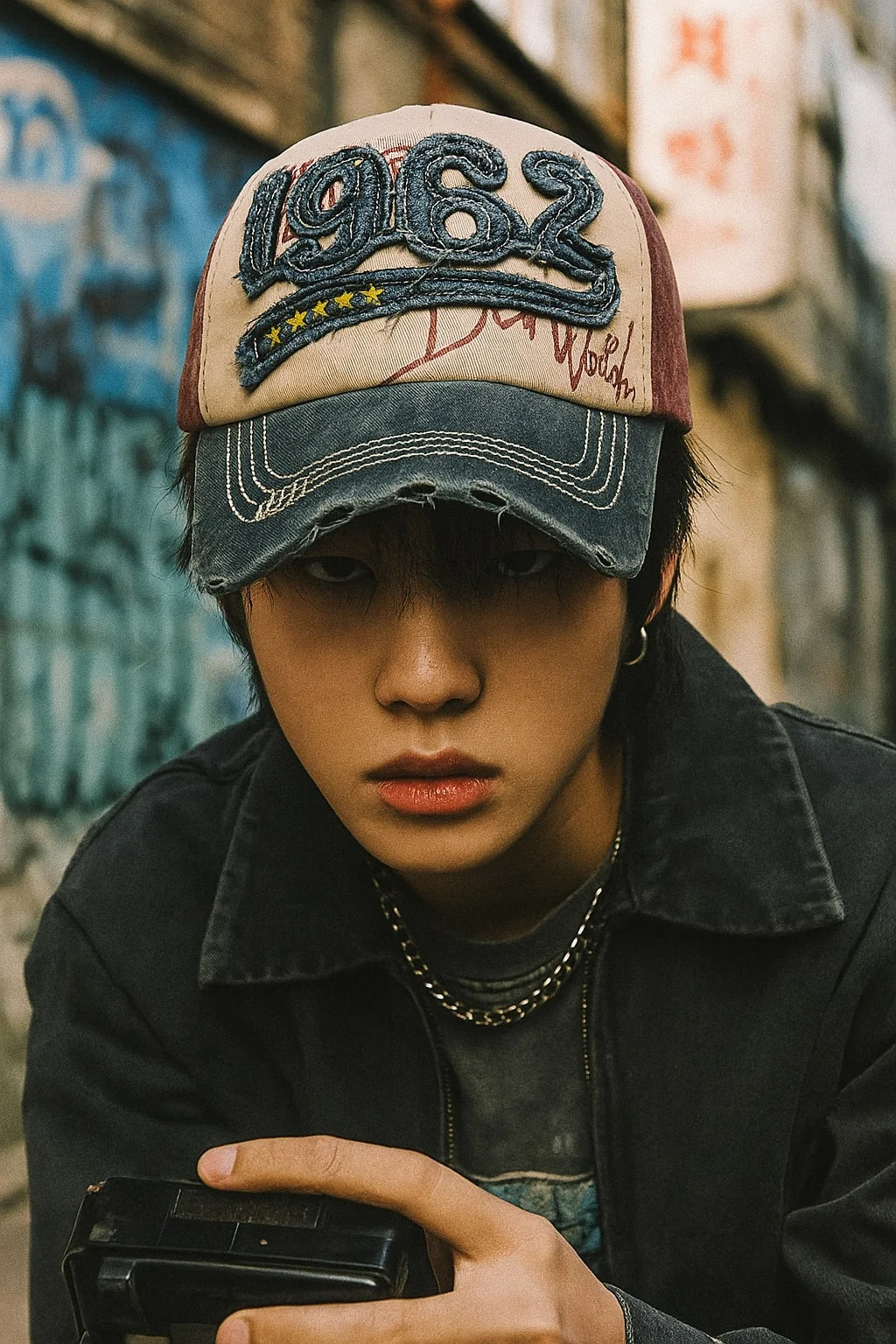Navy Blue Baseball Cap for Men