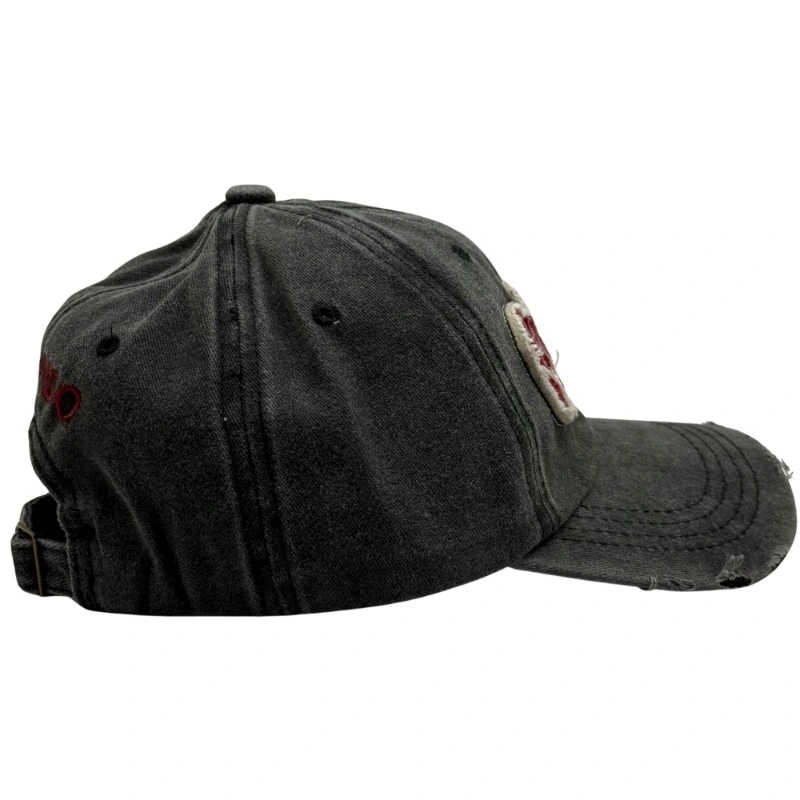 Charcoal Black Baseball Cap for Men