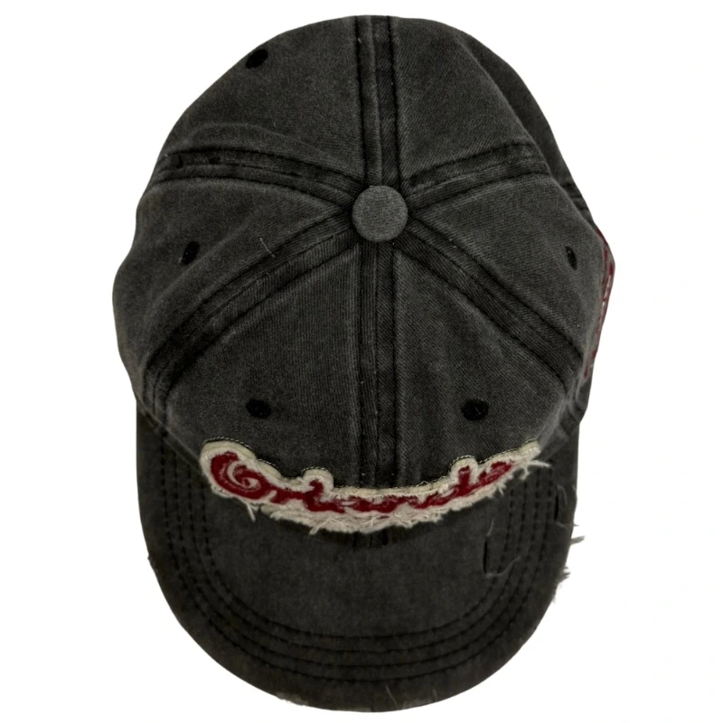 Charcoal Black Baseball Cap for Men