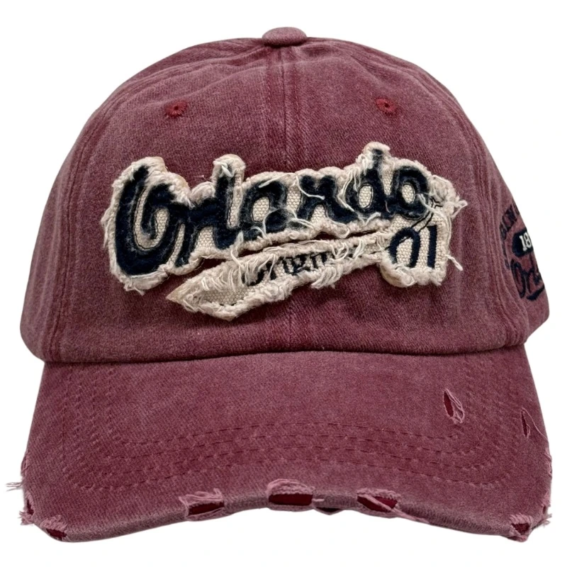 Maroon Baseball Cap for Men