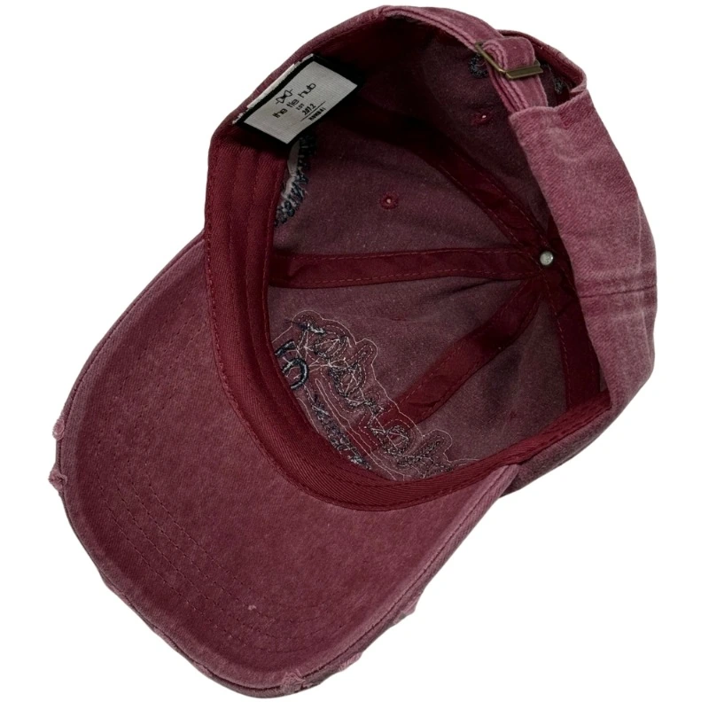 Maroon Baseball Cap for Men