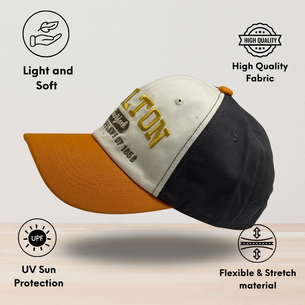 Yellow Baseball Cap for Men