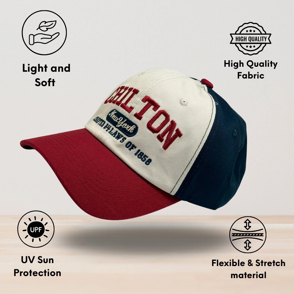 Red Baseball Cap for Men