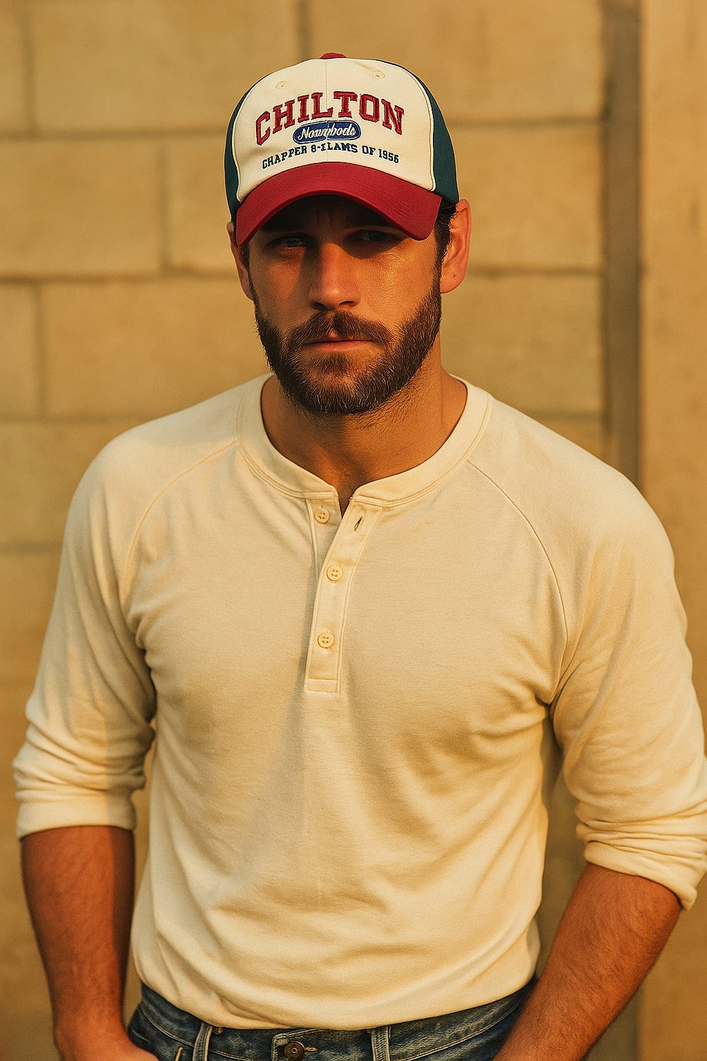 Red Baseball Cap for Men