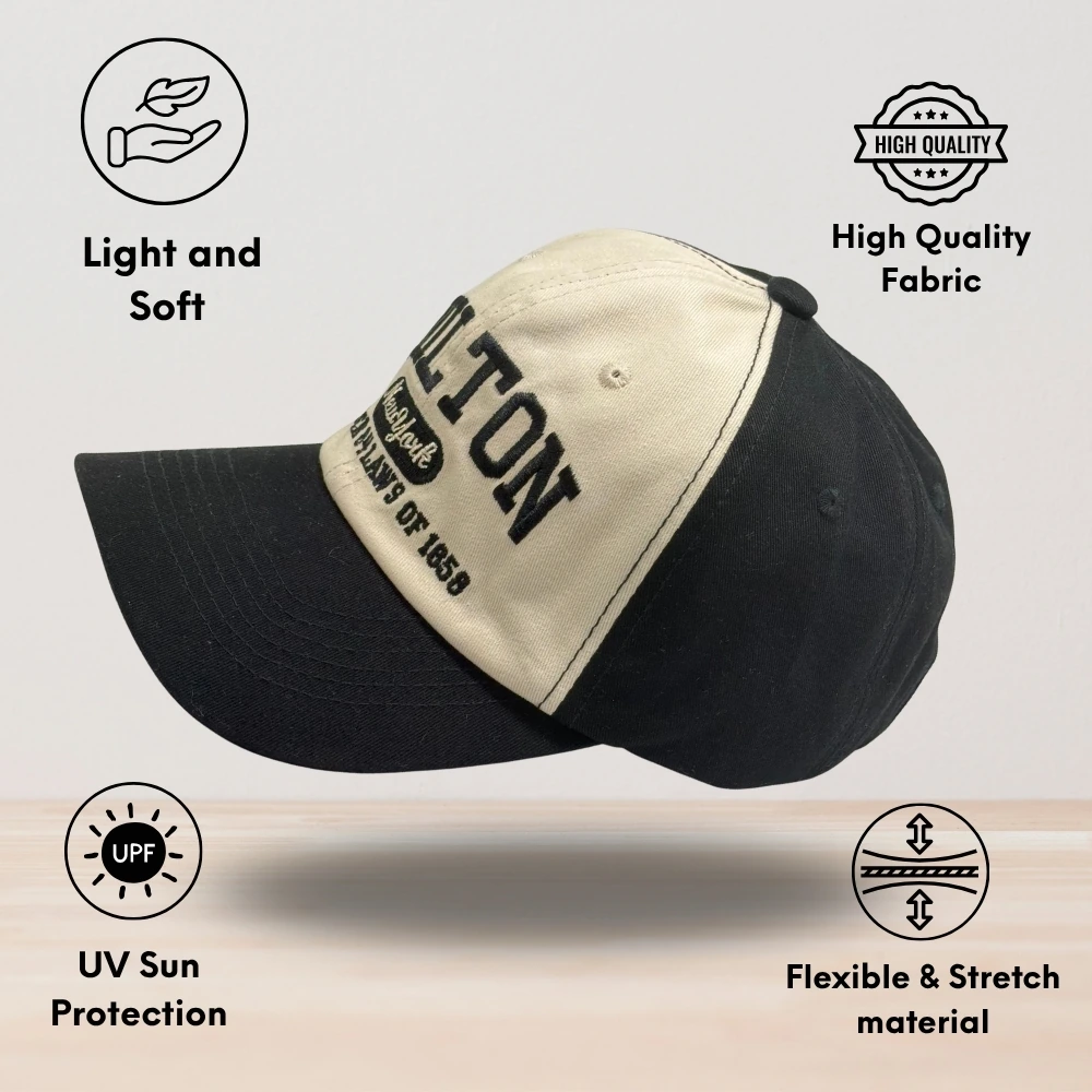 Black Baseball Cap for Men