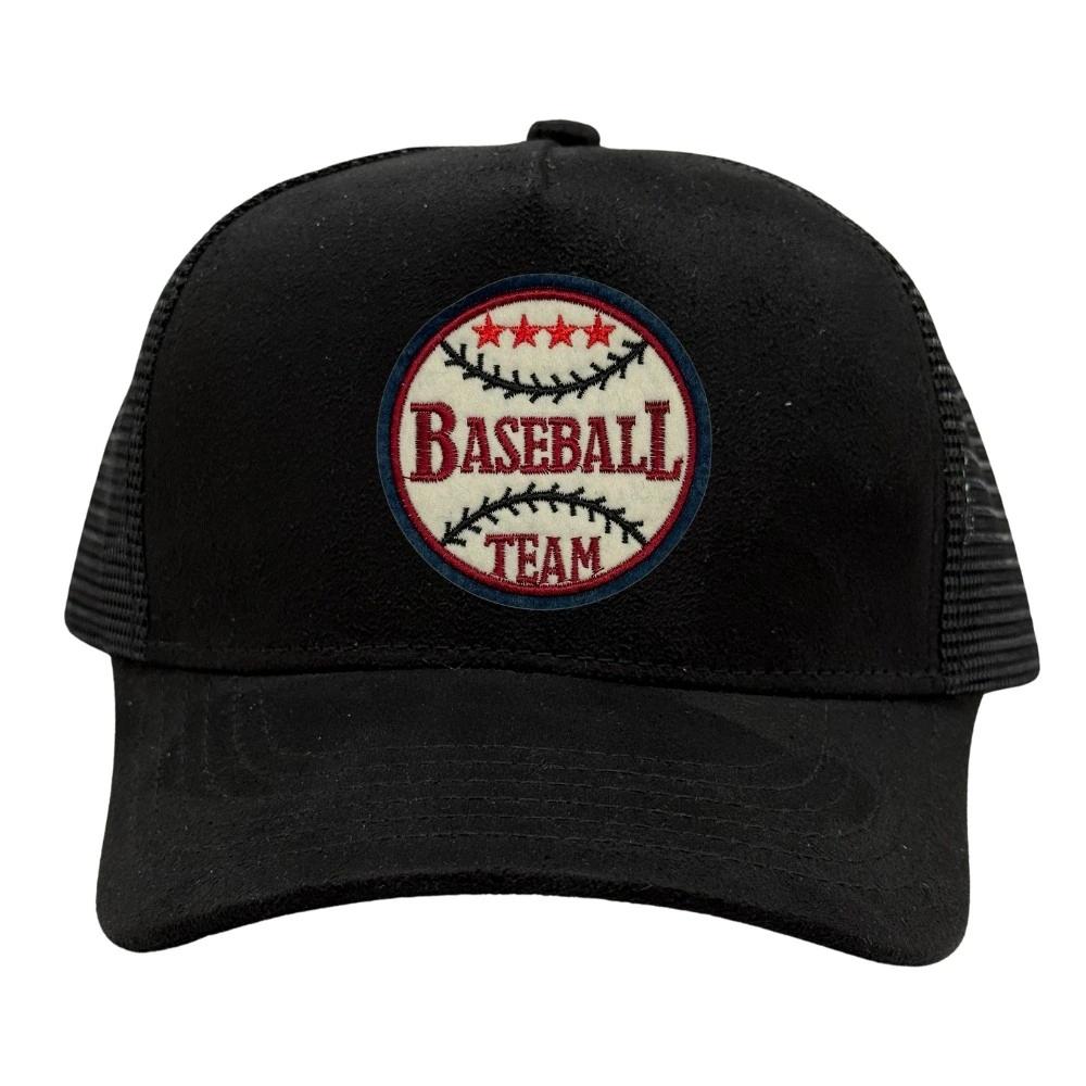 Black Trucker Cap for Men