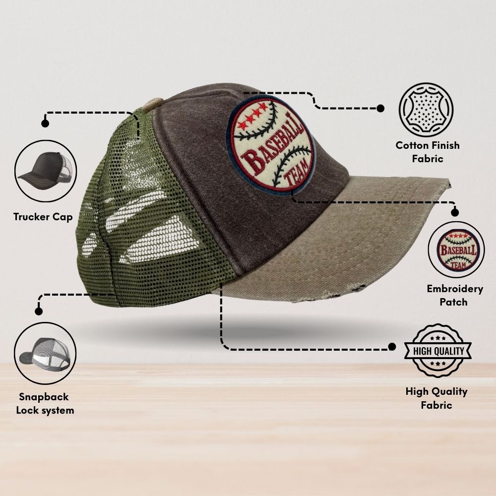 Multicolor Trucker Cap for Men