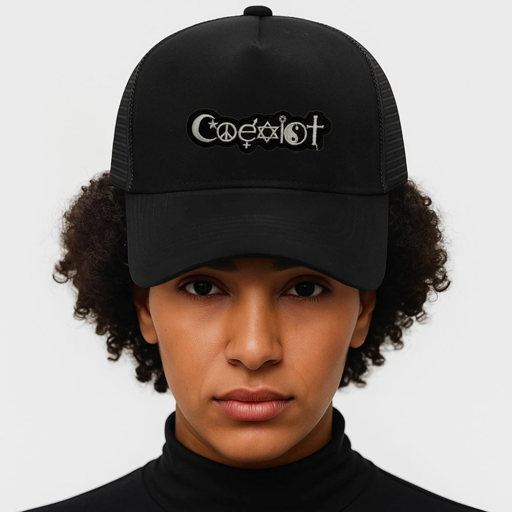 Black Trucker Cap for Men