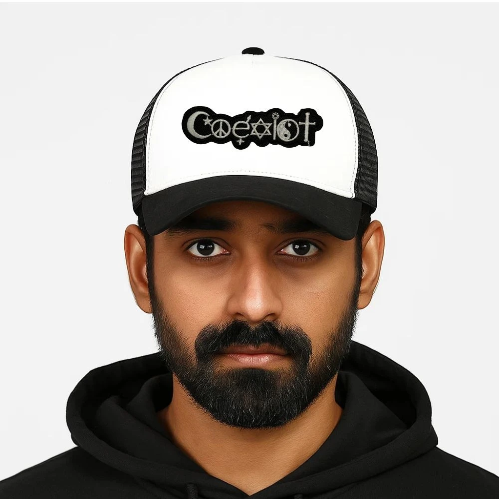 White Trucker Cap for Men