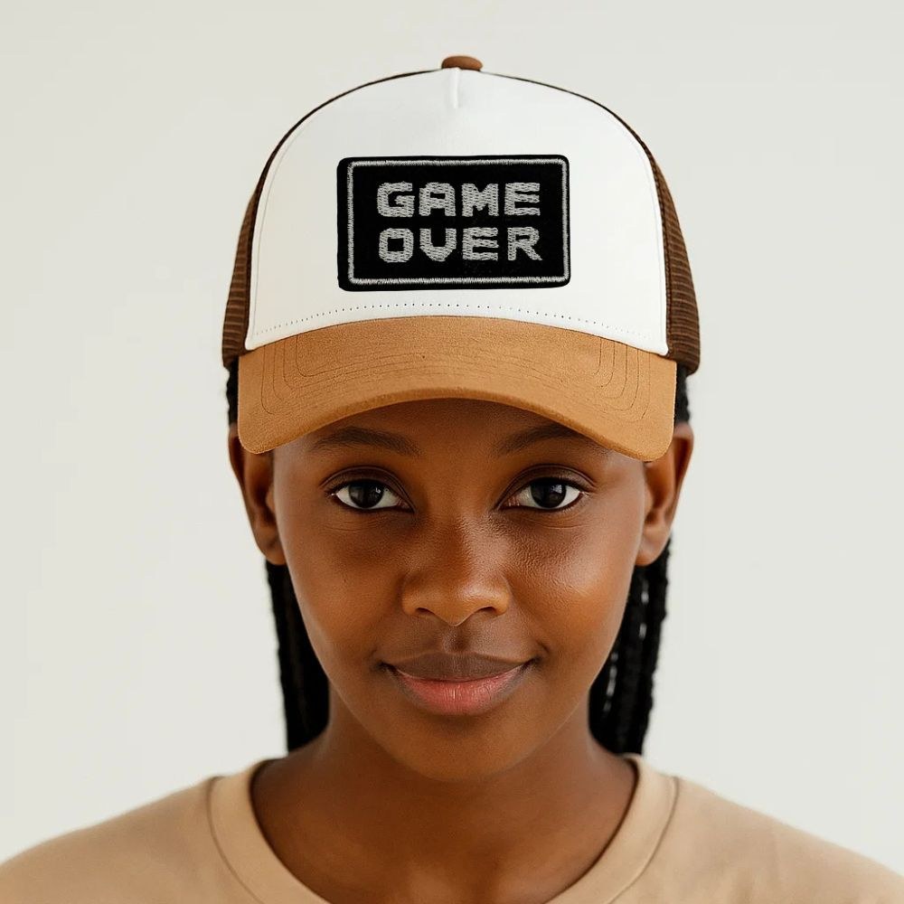 White Trucker Cap for Men