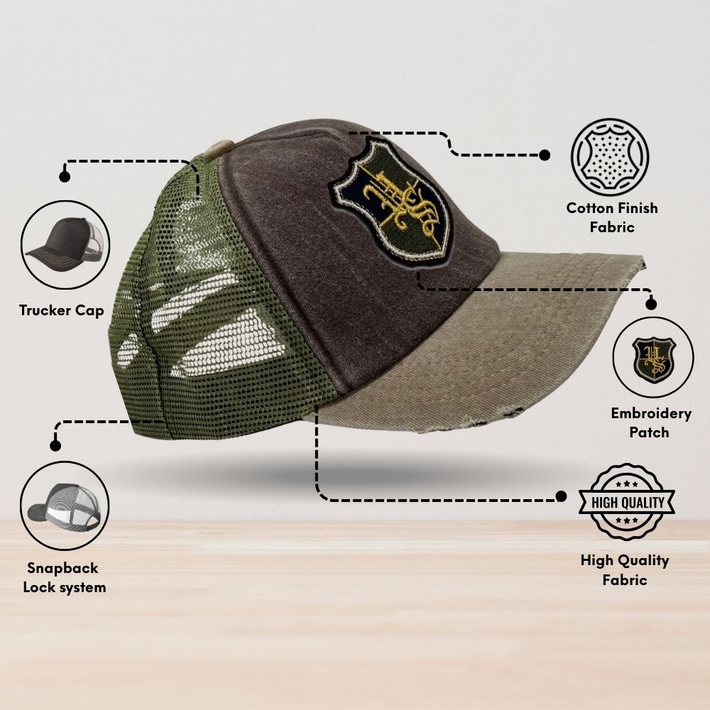 Multicolor Trucker Cap for Men