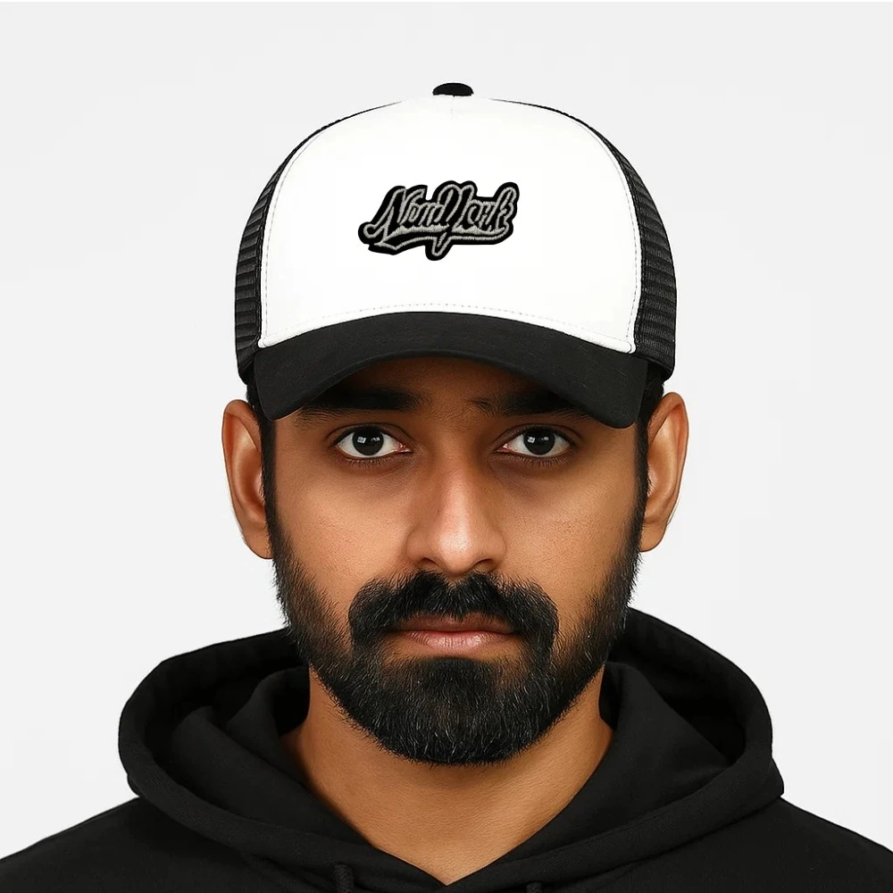 White Trucker Cap for Men