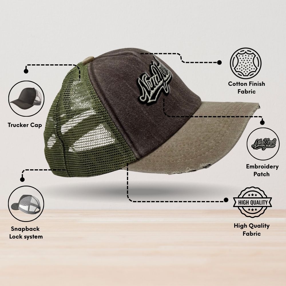 Multicolor Trucker Cap for Men