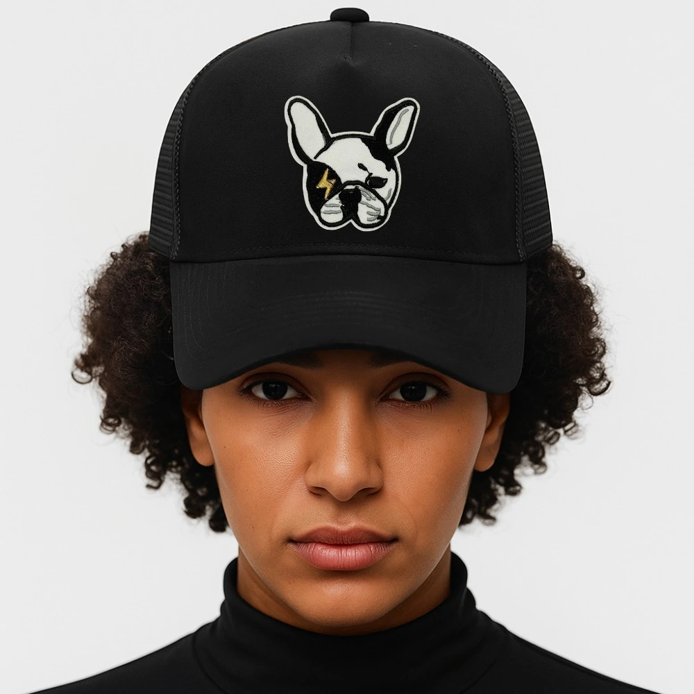 Black Trucker Cap for Men