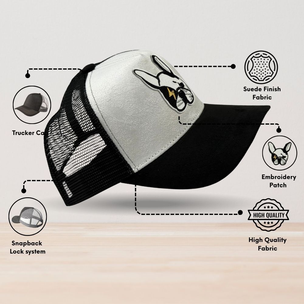 White Trucker Cap for Men