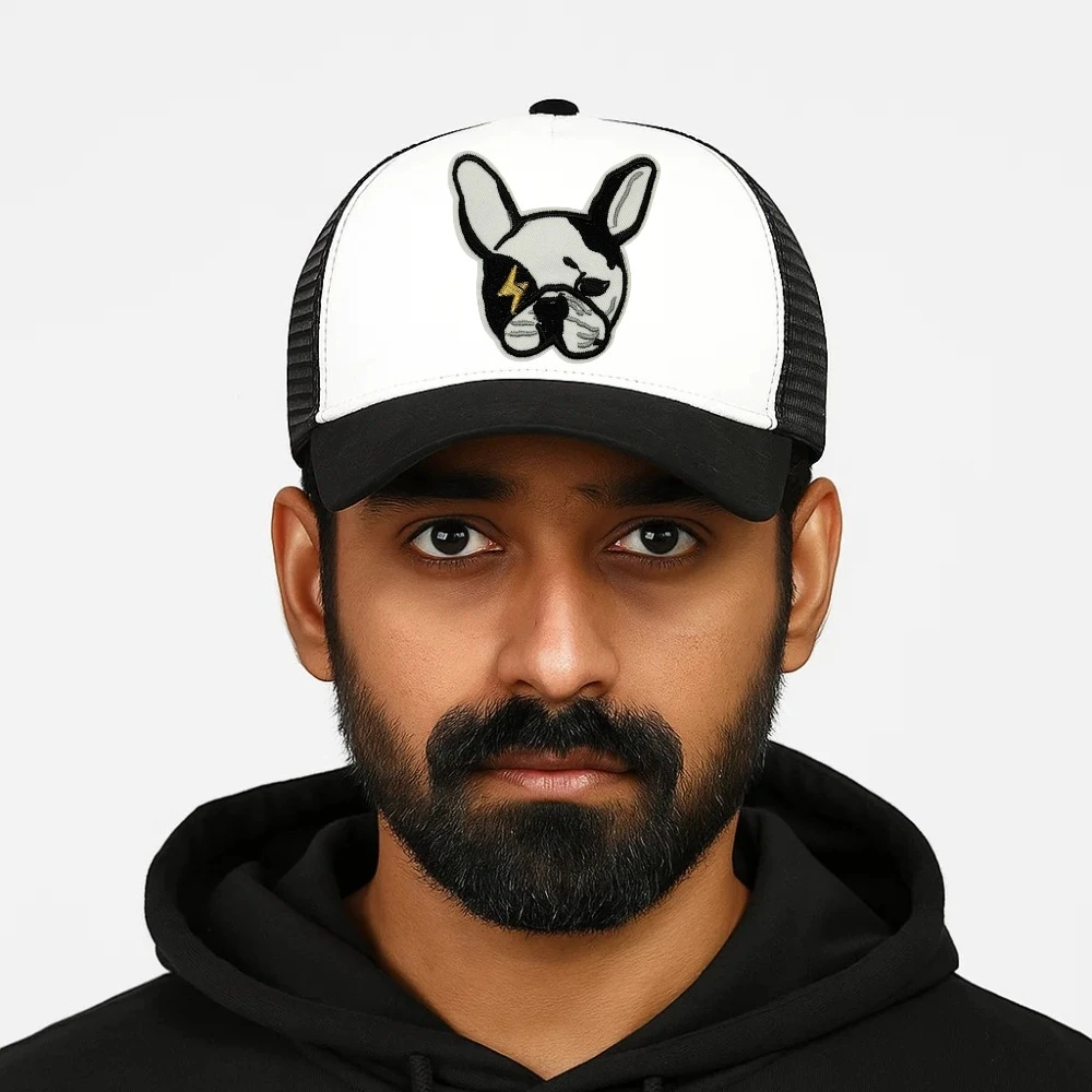 White Trucker Cap for Men