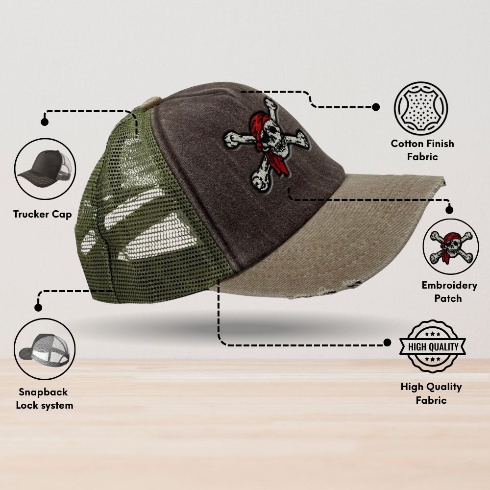 Multicolor Trucker Cap for Men