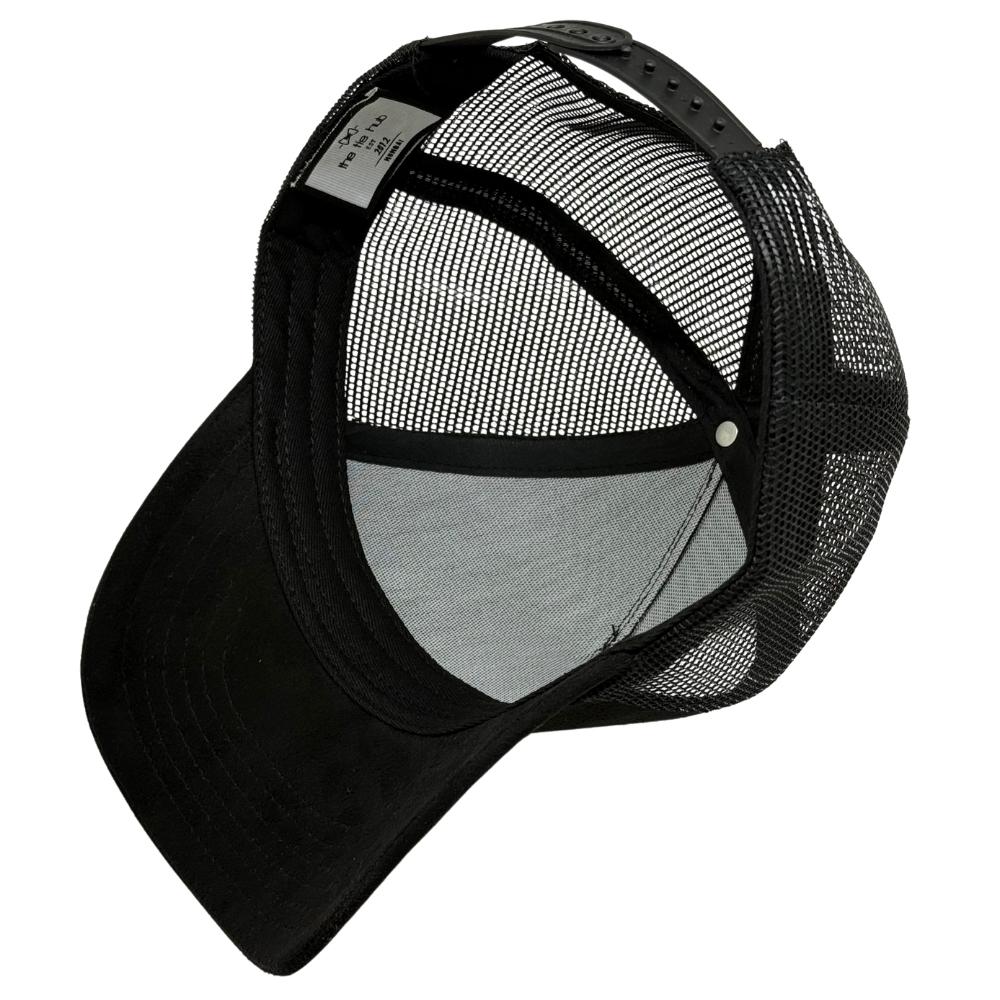 Black Trucker Cap for Men