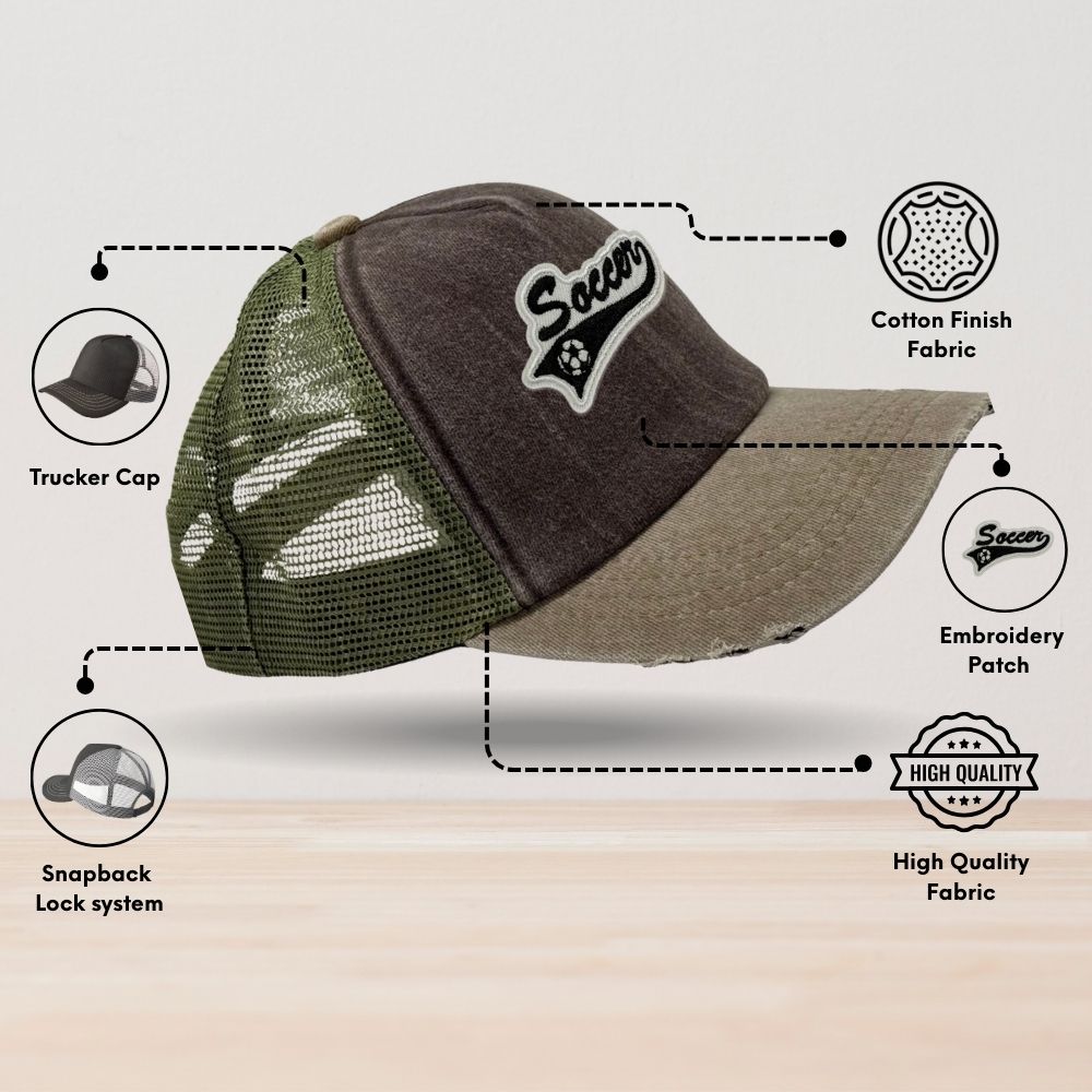 Multicolor Trucker Cap for Men