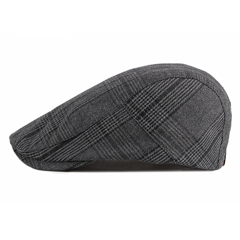 Grey Flat Cap for Men
