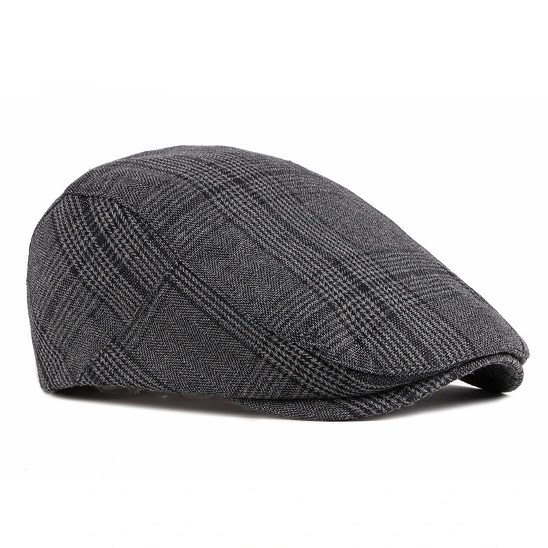 Grey Flat Cap for Men