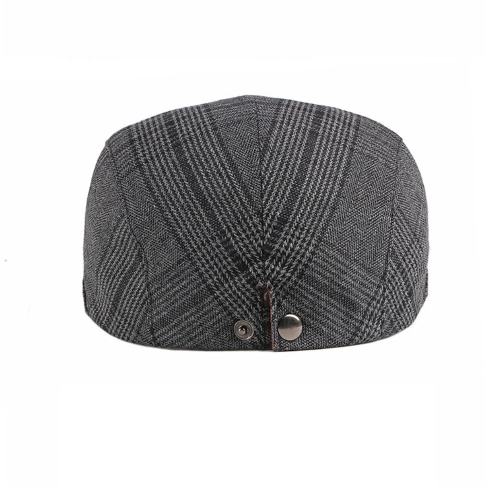 Grey Flat Cap for Men