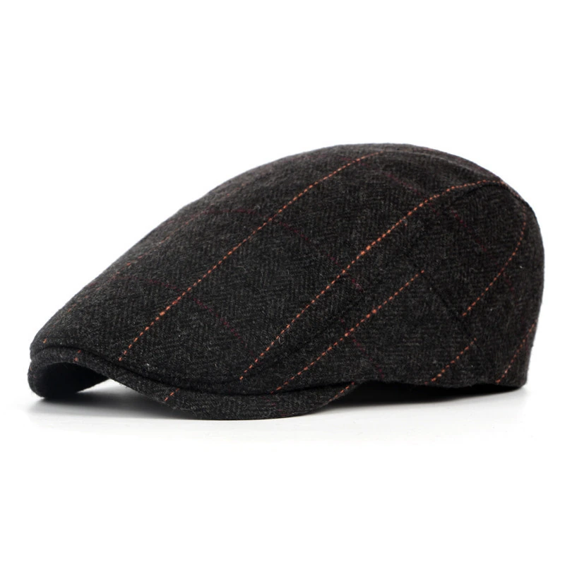 Grey Flat Cap for Men