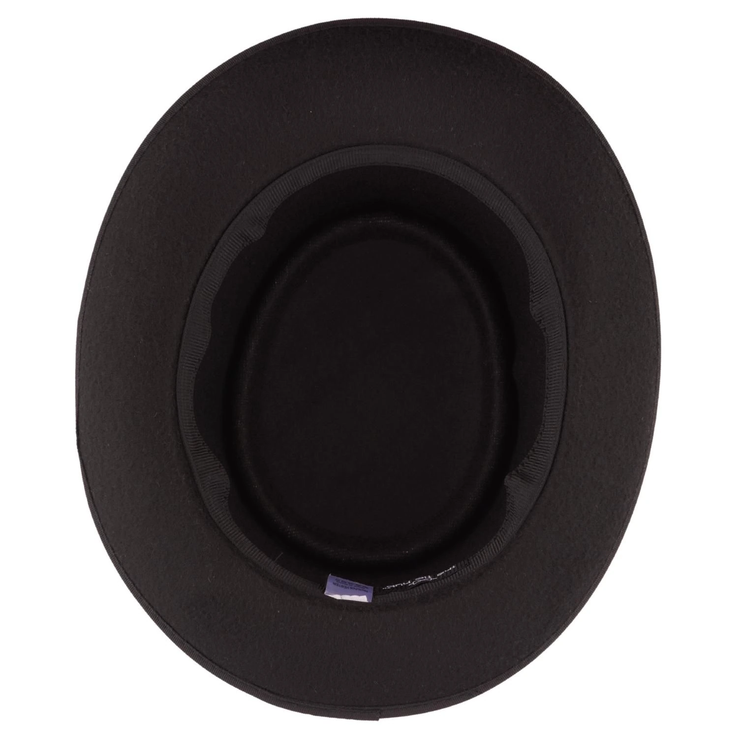 Black Felt Fedora Hat for Men