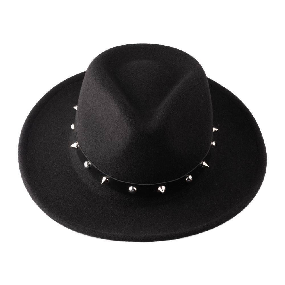 Black Fedora Hat for Men