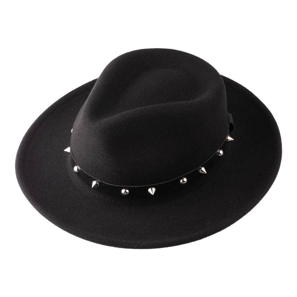 Black Fedora Hat for Men