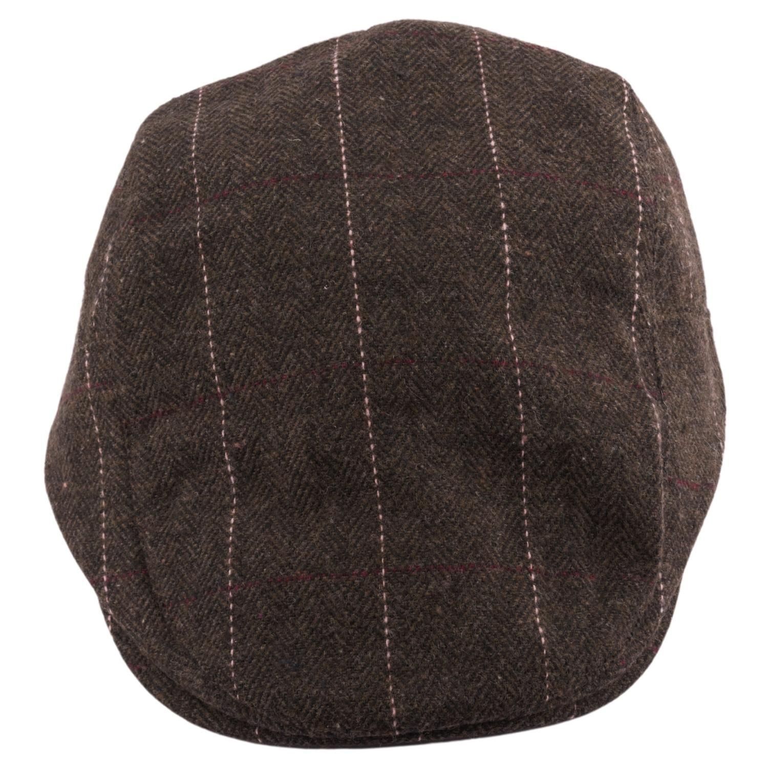 Brown Flat Cap for Men