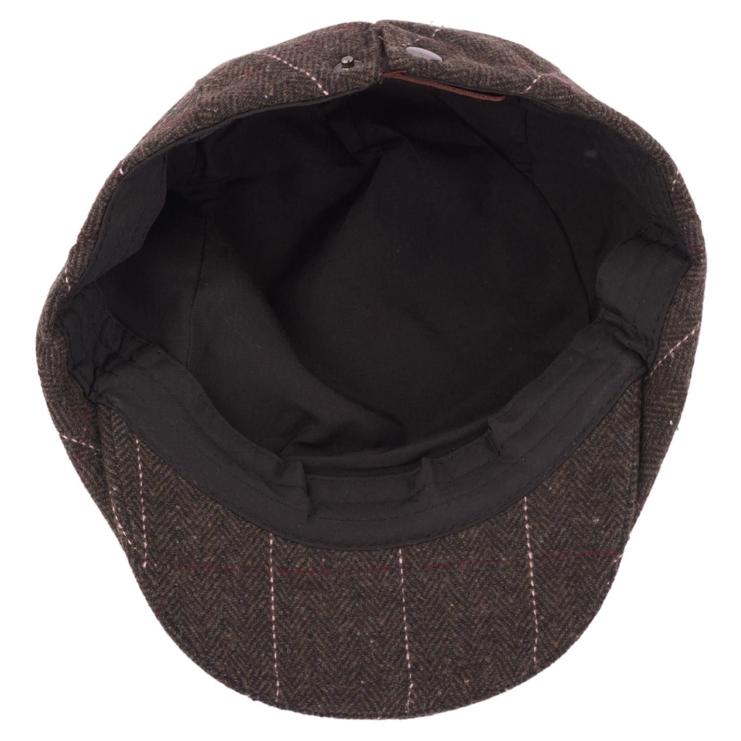 Brown Flat Cap for Men