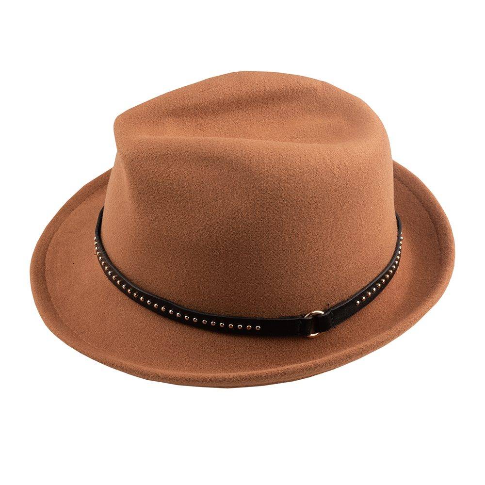 Brown Fedora Hat for Men