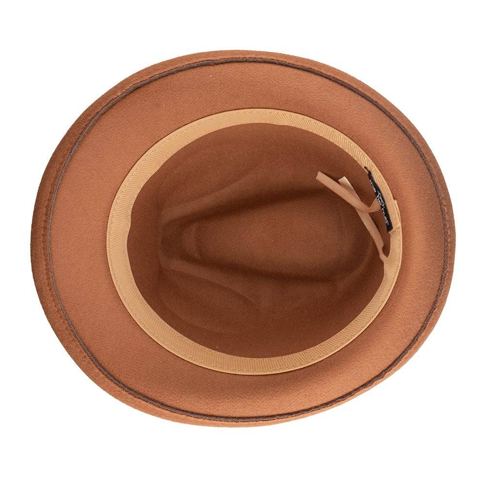 Brown Fedora Hat for Men