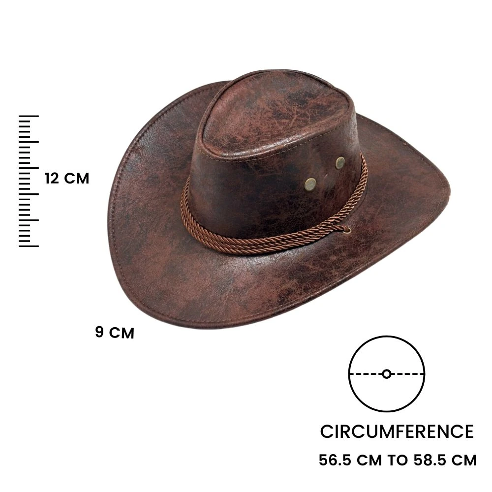 Brown Fedora Hat for Men