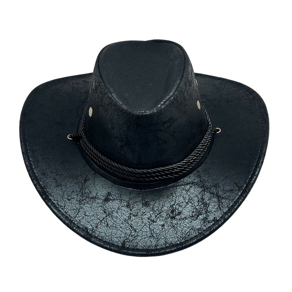 Black Fedora Hat for Men