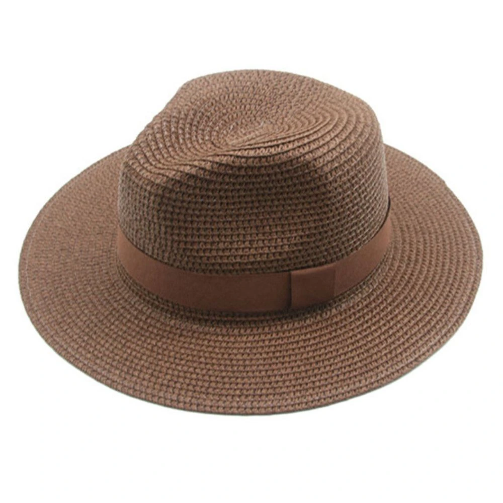 Brown Straw Panama Hat for Men