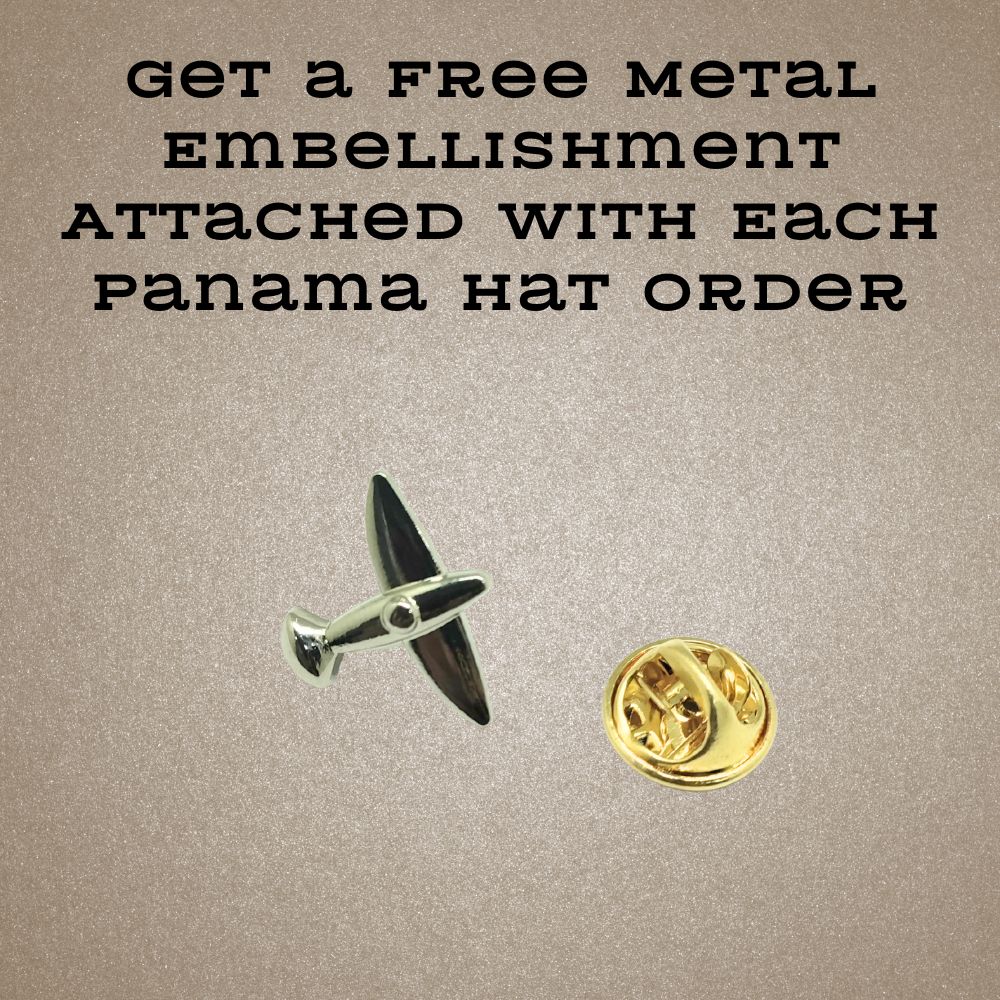 Brown Straw Panama Hat for Men