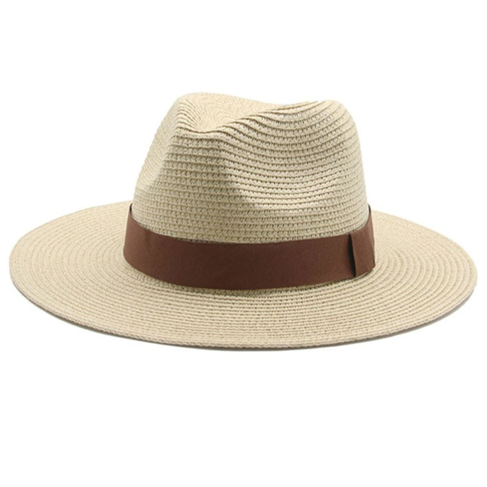 Cream Straw Panama Hat for Men