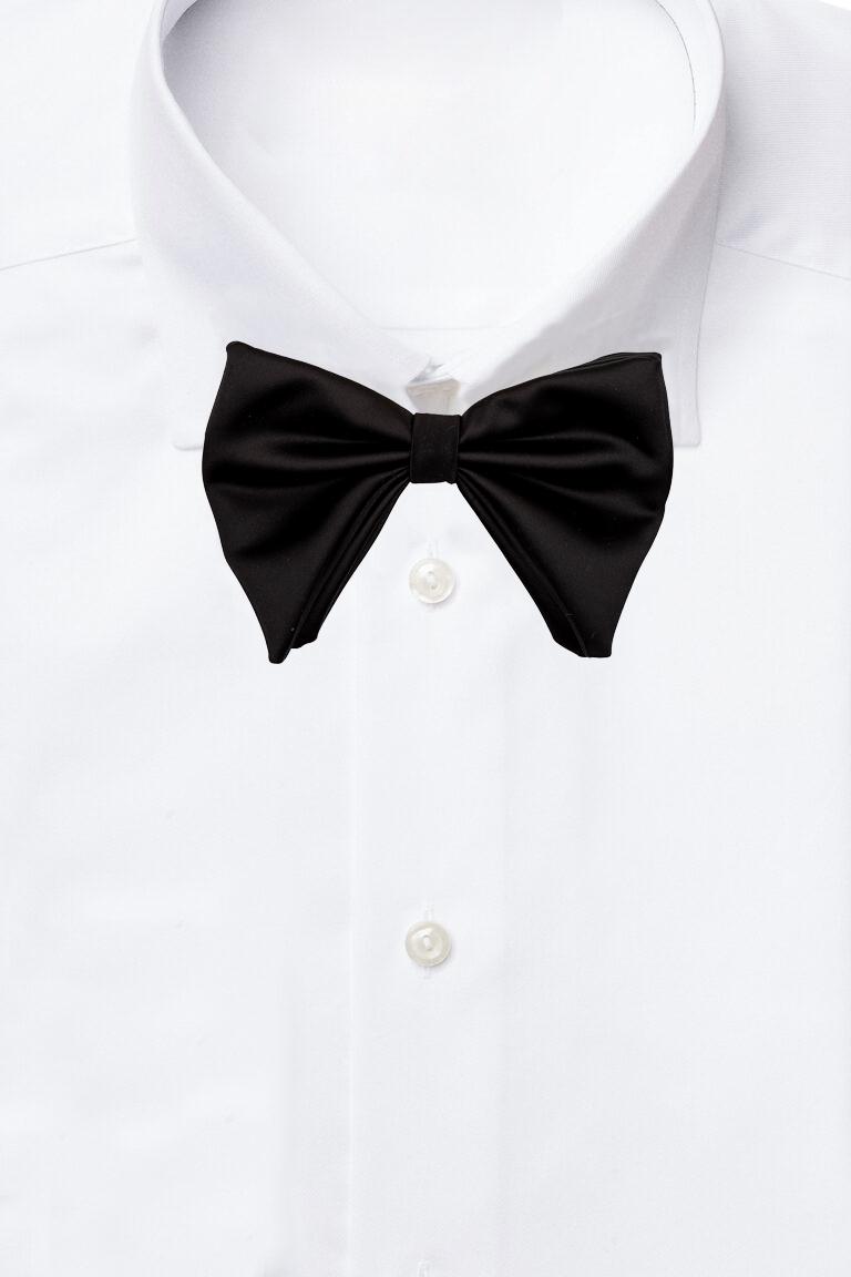 Black Pre-Tied Bow Tie for Men