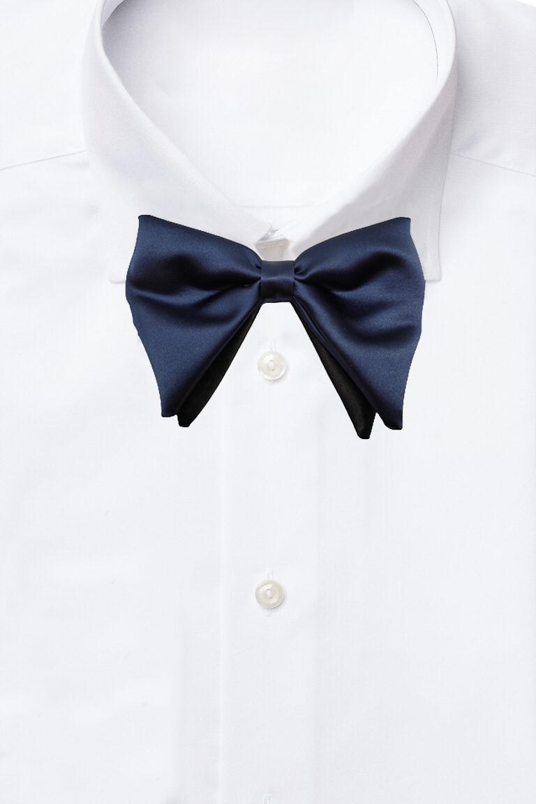Blue Pre-Tied Bow Tie for Men