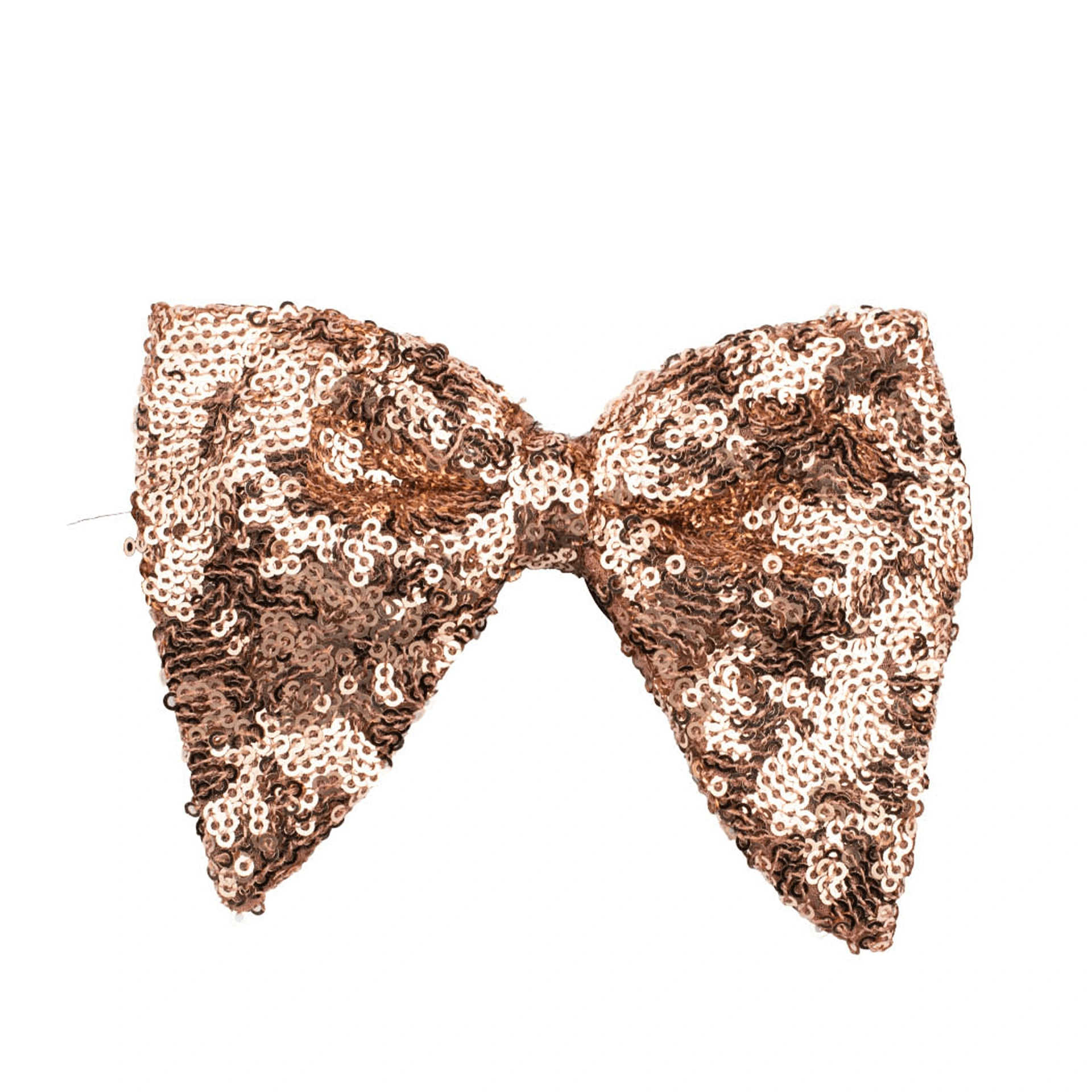 Rose Gold Sequins Pre-Tied Bow Tie for Men