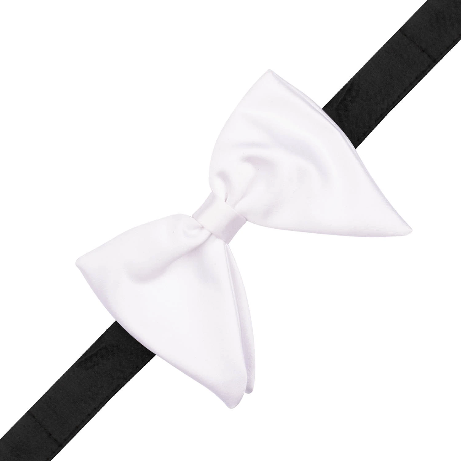 White Pre-Tied Bow Tie for Men