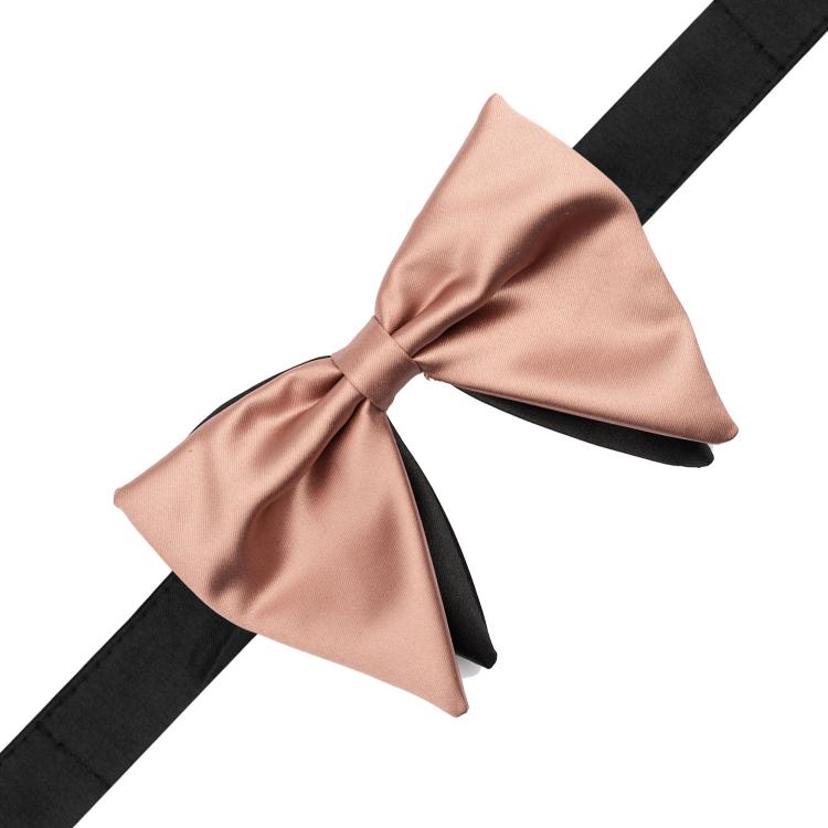 Rose Gold Pre-Tied Bow Tie for Men