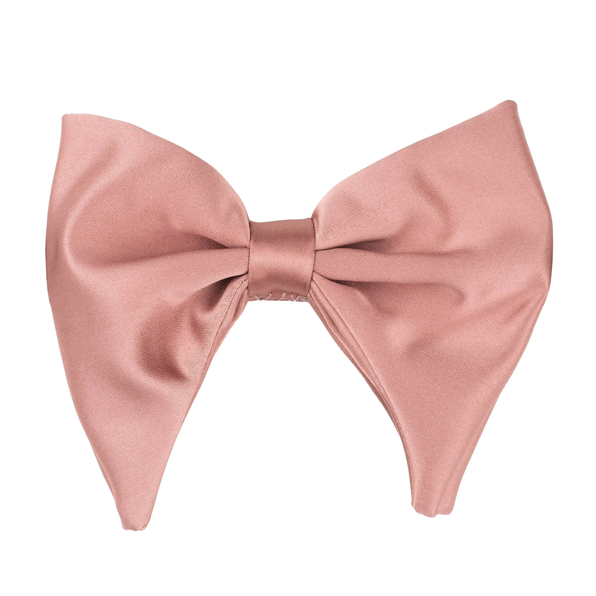Rose Gold Satin Pre-Tied Bow Tie for Men