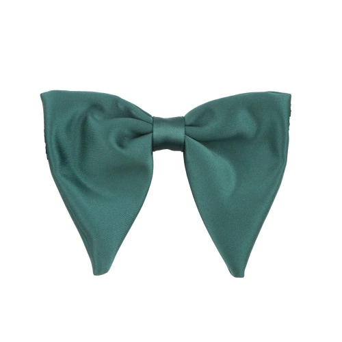 Green Satin Pre-Tied Bow Tie for Men