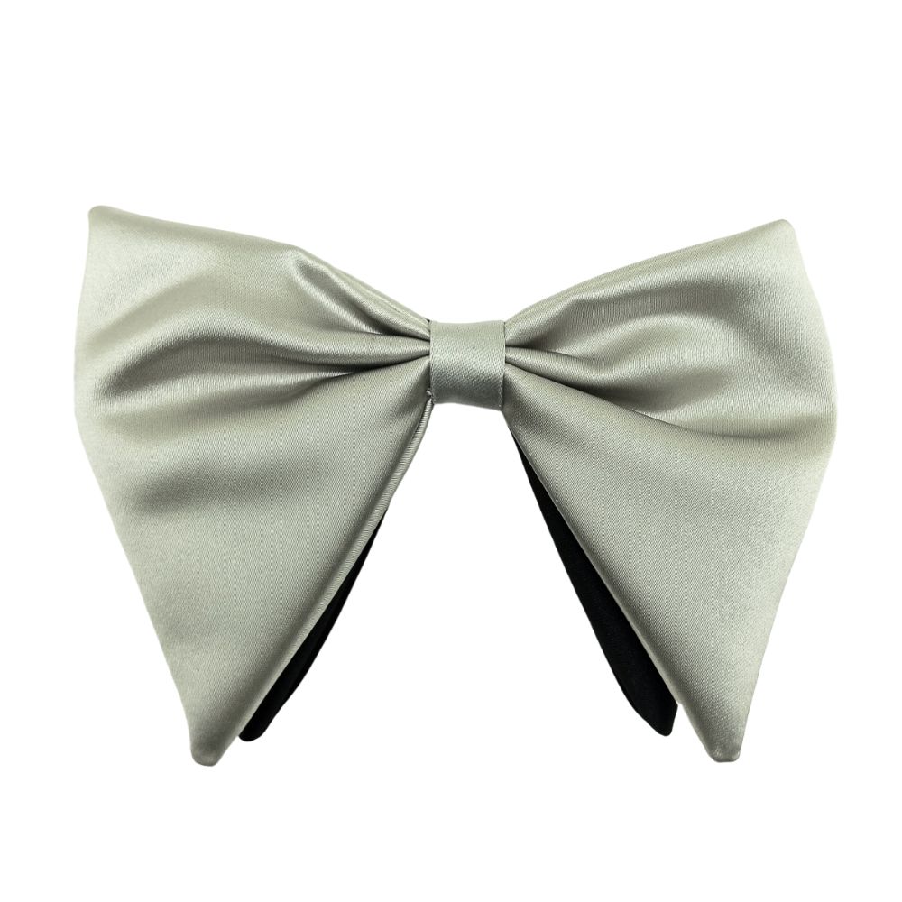 Grey Pre-Tied Bow Tie for Men